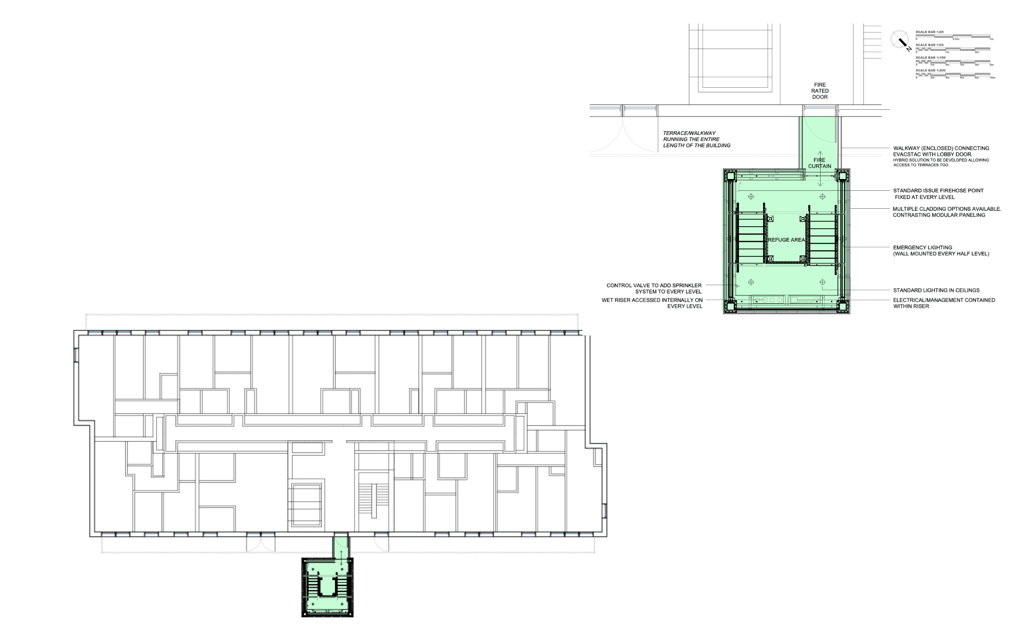 A floor plan and a floor plan of a building.